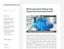 Tablet Screenshot of jamiecullumfans.com
